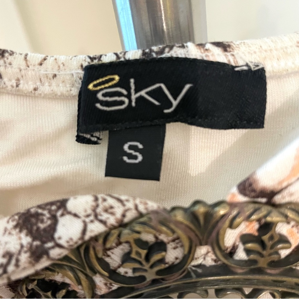SKY Women’s Strapless Animal
Print Maxi Dress Size Small - Picture 4 of 10